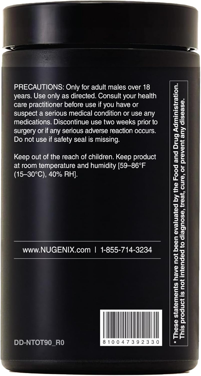 Now Boost T-Levels & Nitric Oxide Nugenix® Total-T2