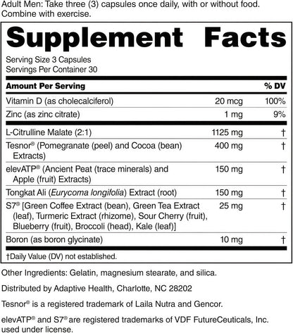Now Boost T-Levels & Nitric Oxide Nugenix® Total-T2