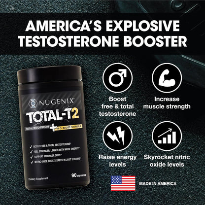 Now Boost T-Levels & Nitric Oxide Nugenix® Total-T2