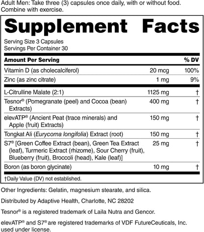 Now Boost T-Levels & Nitric Oxide Nugenix® Total-T2